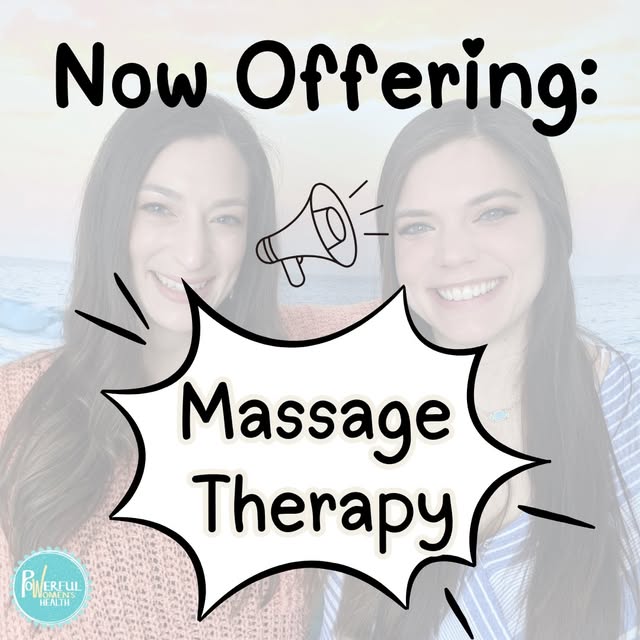 Now offering: Massage Therapy